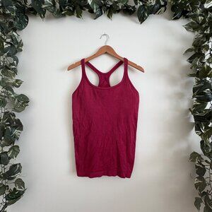Lululemon Athletic Ebb To Street RB Tank Top B/C Magenta Smoke Women’s Size 12